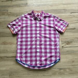 Robert Graham Purple Polo Shirt Vibrant Casual Wear